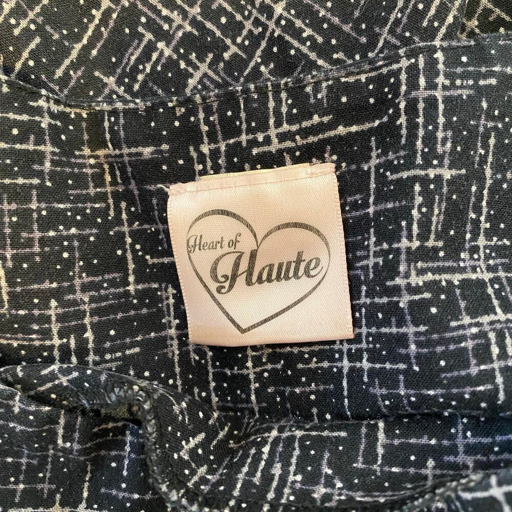 Heart of Haute Nancy Shift Dress Womens Sz Large Retro Mod Boat Neck Mod - Picture 3 of 6